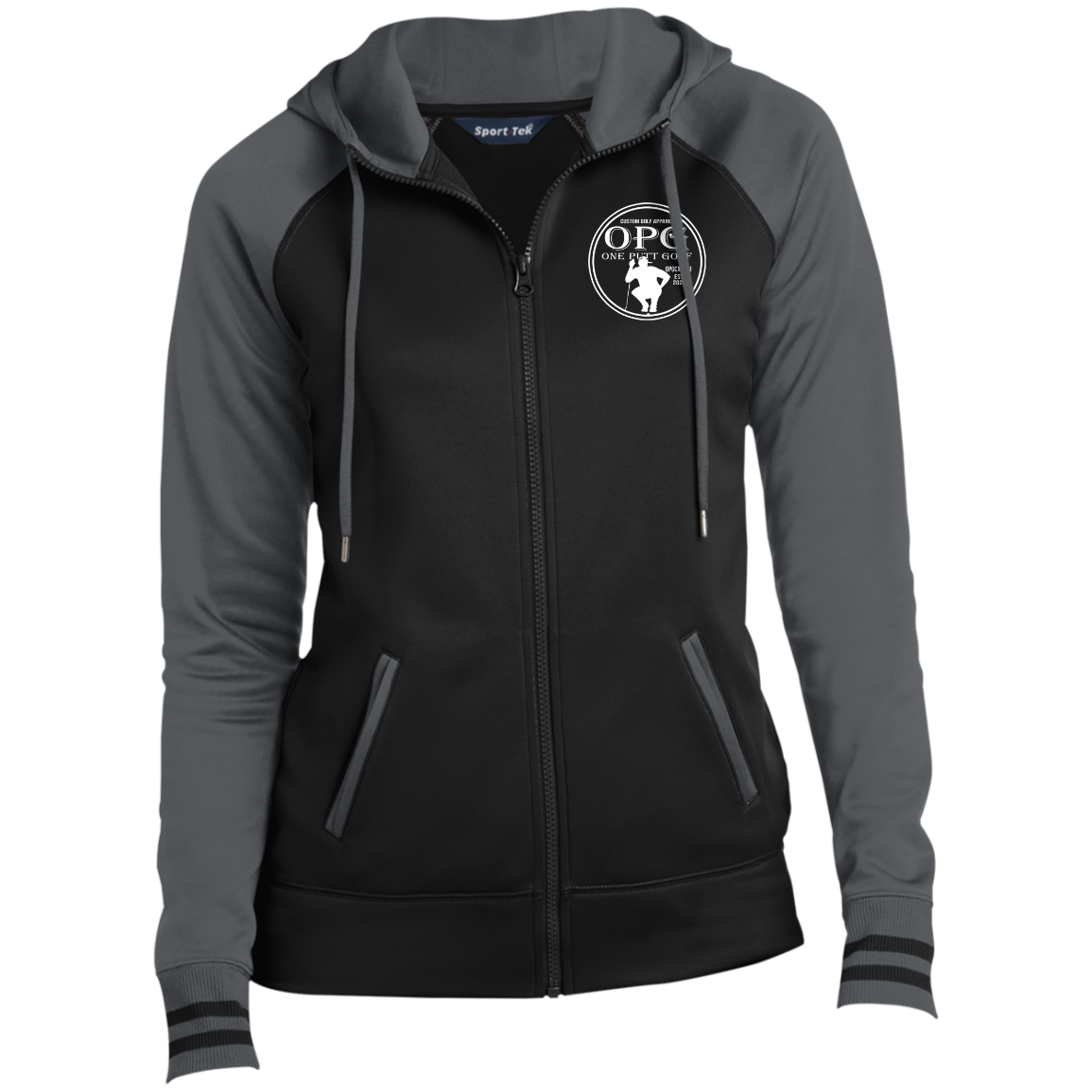 Ladies' Sport-Wick® Full-Zip Hooded Jacket