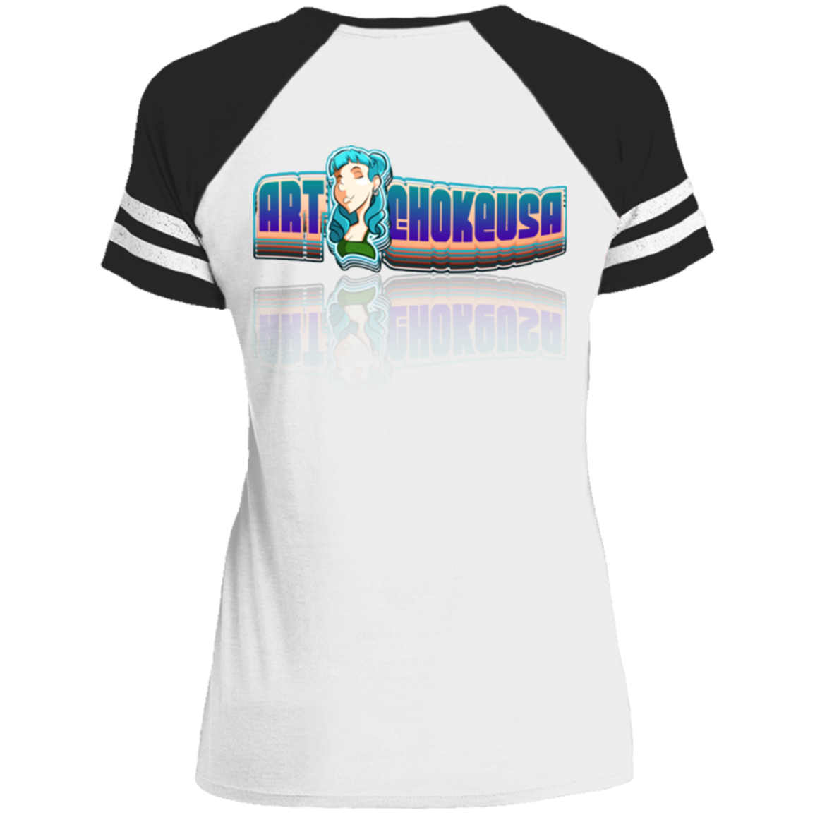 ArtichokeUSA Characters and Fonts. "Shelly" Let’s Create Your Own Design Today. Ladies' Game V-Neck T-Shirt
