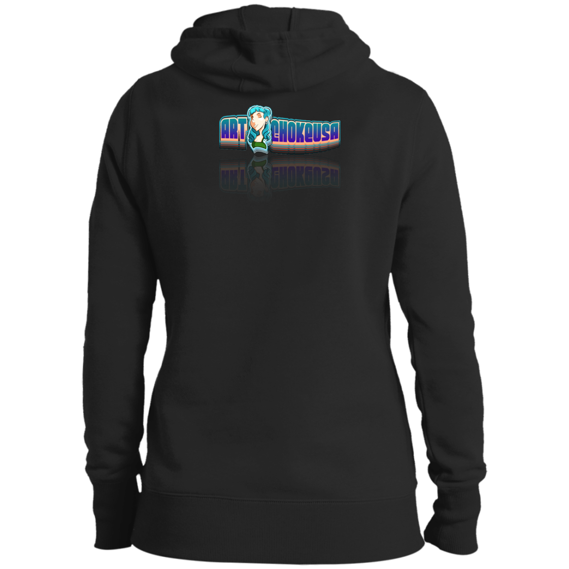 ZZ#10 ArtichokeUSA Characters and Fonts. "Shelly" Let’s Create Your Own Design Today. Ladies' Pullover Hooded Sweatshirt