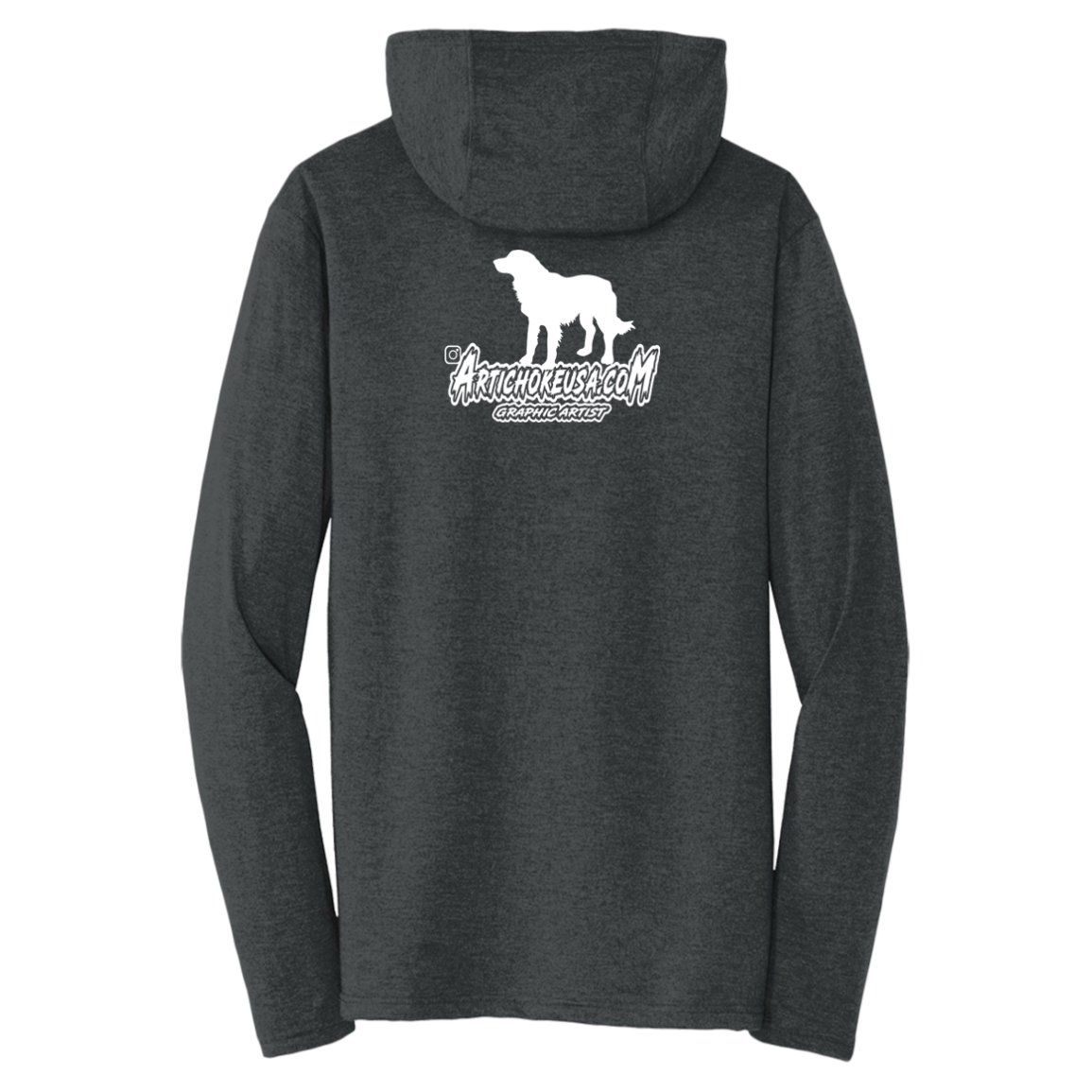ArtichokeUSA Custom Design. Ruffing the Passer. Golden Lab Edition. Triblend T-Shirt Hoodie