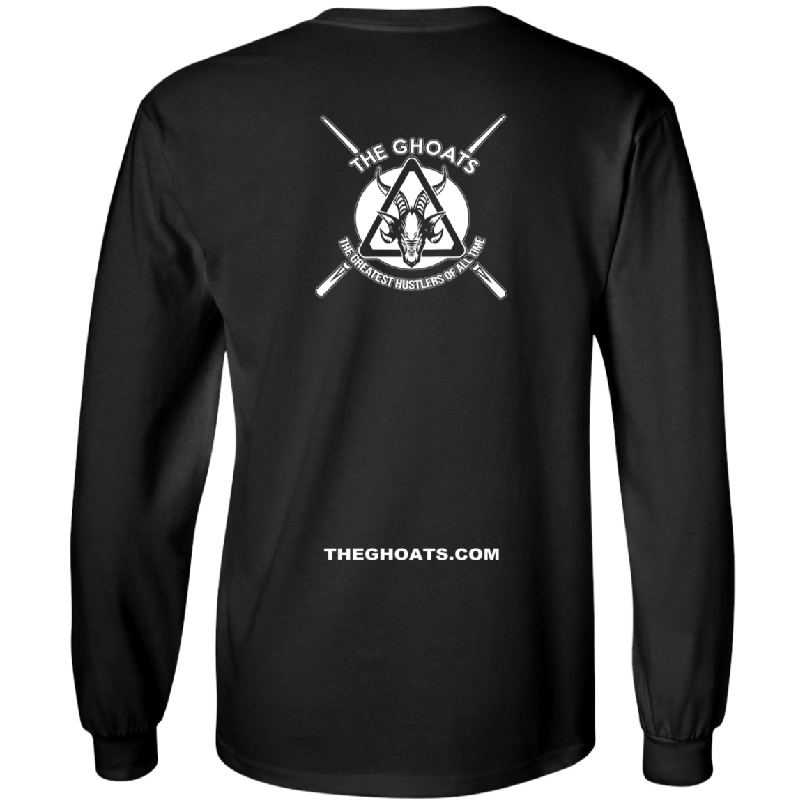 The GHOATS Custom Design. #11 Families That Hustle Together, Stay Together. Long Sleeve Cotton T-Shirt