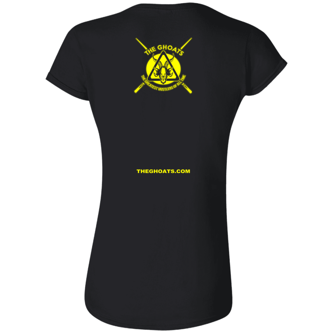 The GHOATS Custom Design. #31 Think Safe. Play Safe. Ultra Soft Style Ladies' T-Shirt