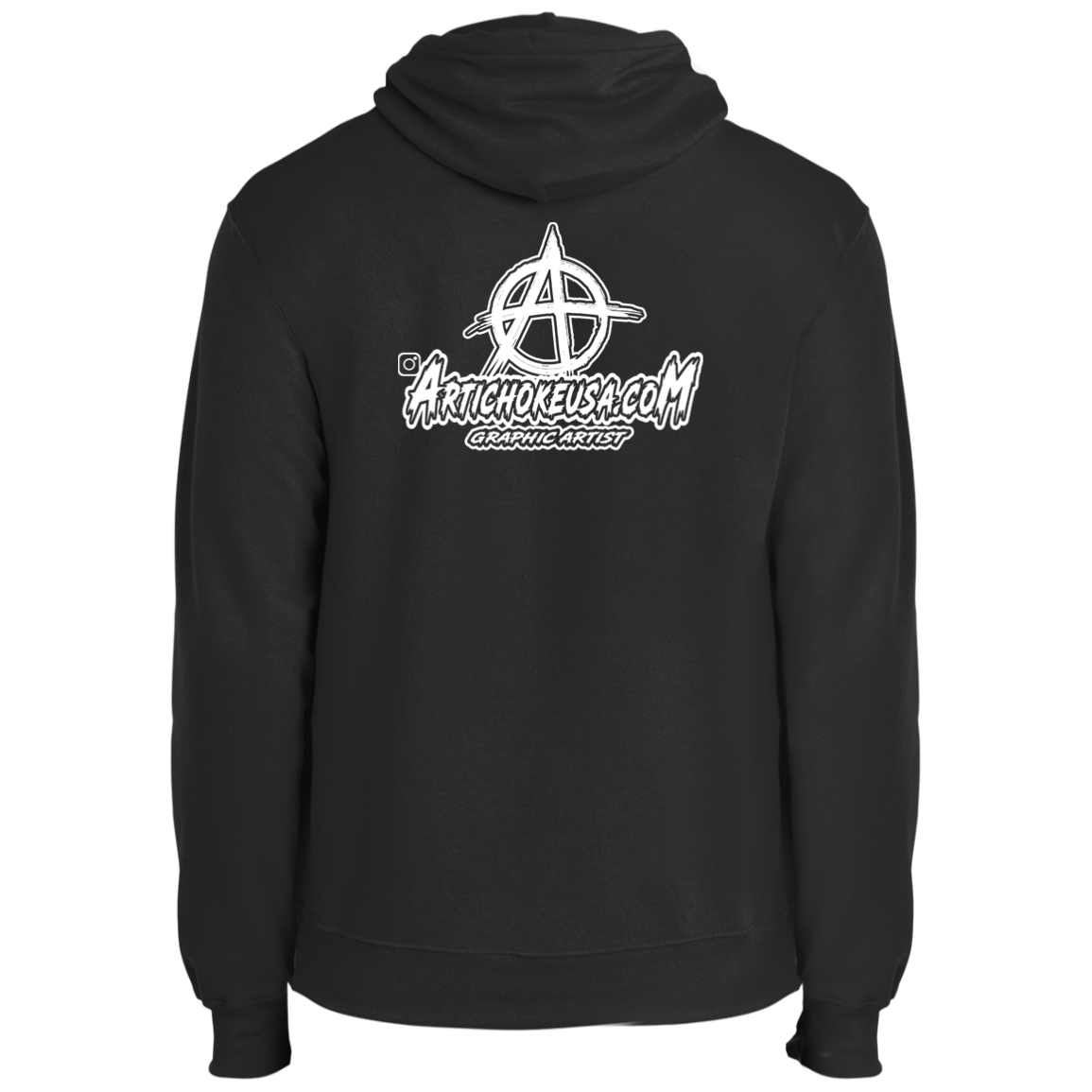 ArtichokeUSA Custom Design. Adobo. Adidas Parody. Fleece Pullover Hoodie