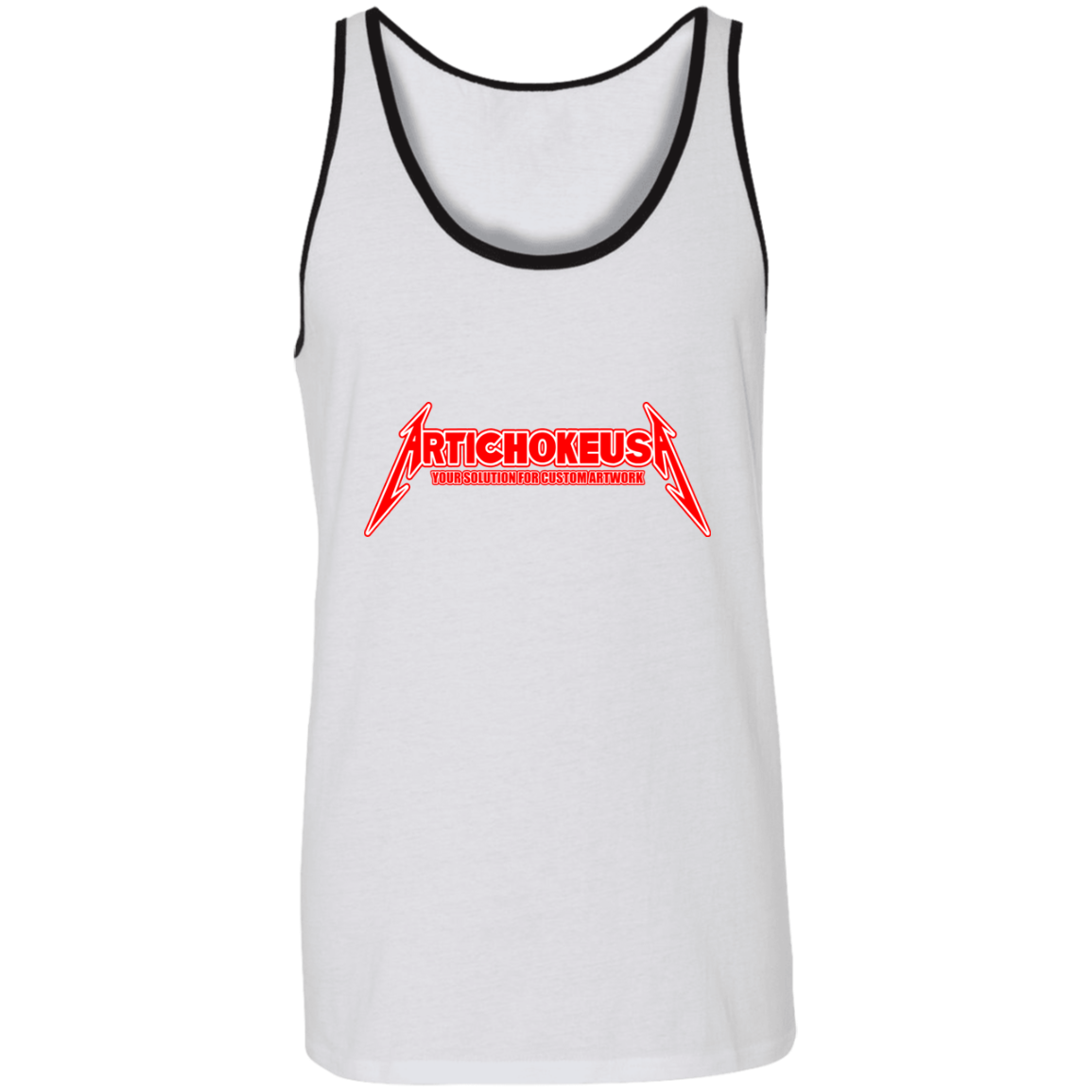 ArtichokeUSA Custom Design. Metallica Style Logo. Let's Make One For Your Project. Unisex Tank