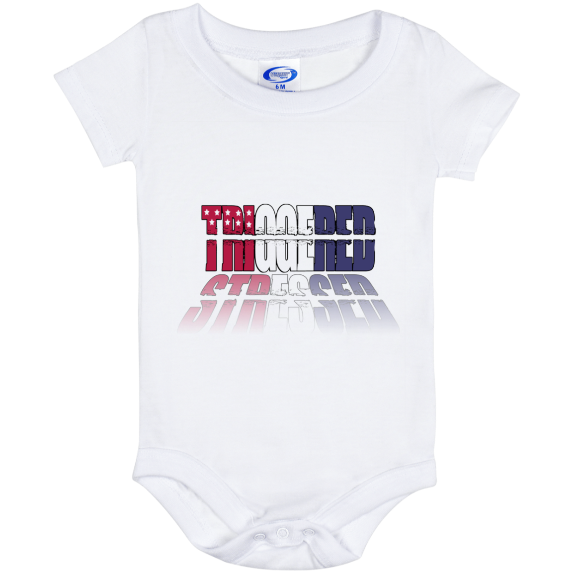 ArtichokeUSA Custom Design. TRIGGERED. STRESSED. Stop the Killing. Baby Onesie 6 Month