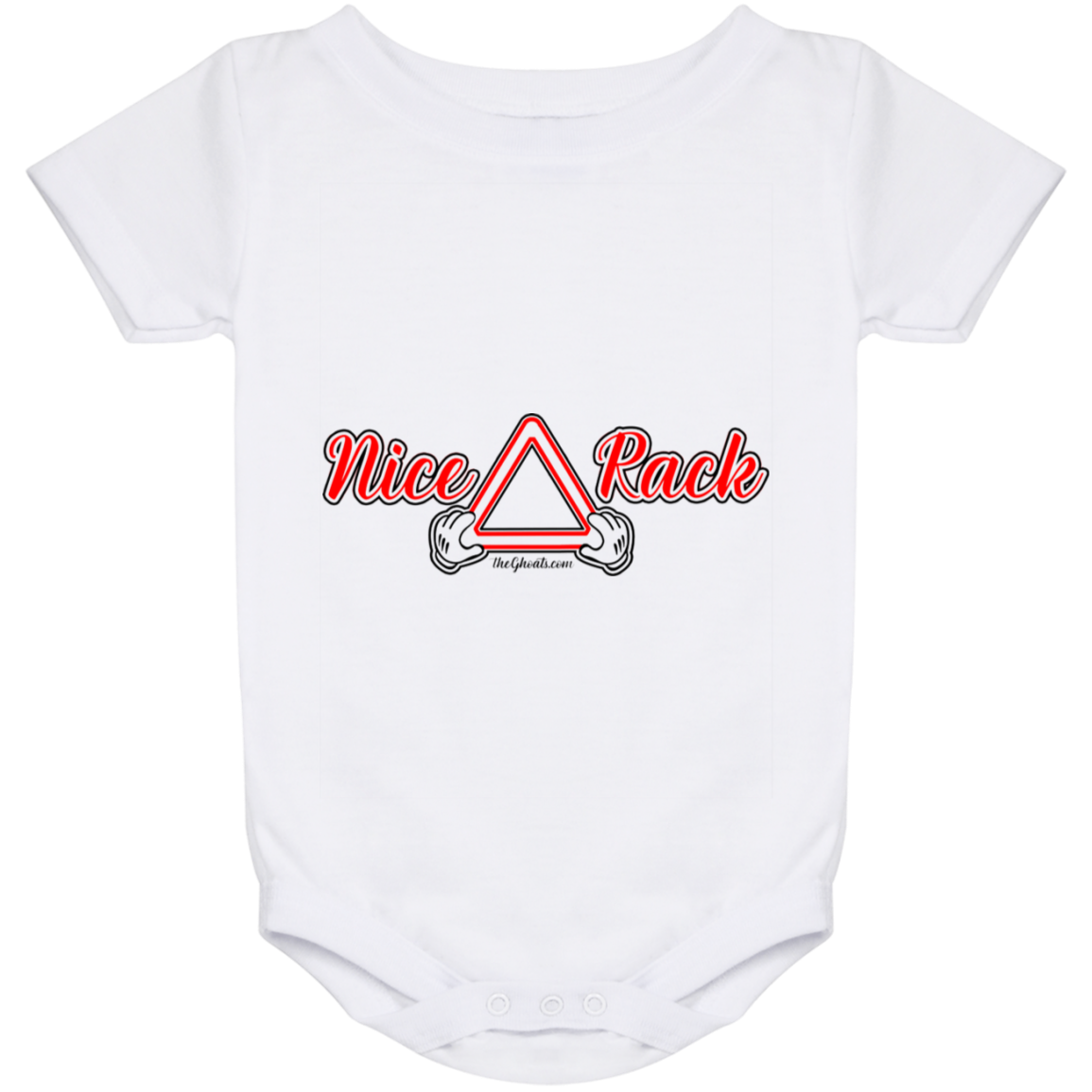 The GHOATS Custom Design. #20 Nice Rack. Baby Onesie 24 Month