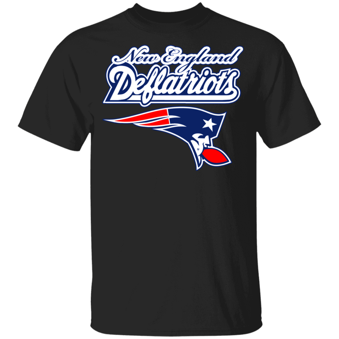 ArtichokeUSA Custom Design. New England Deflatriots. New England Patriots Parody. Youth 5.3 oz 100% Cotton T-Shirt