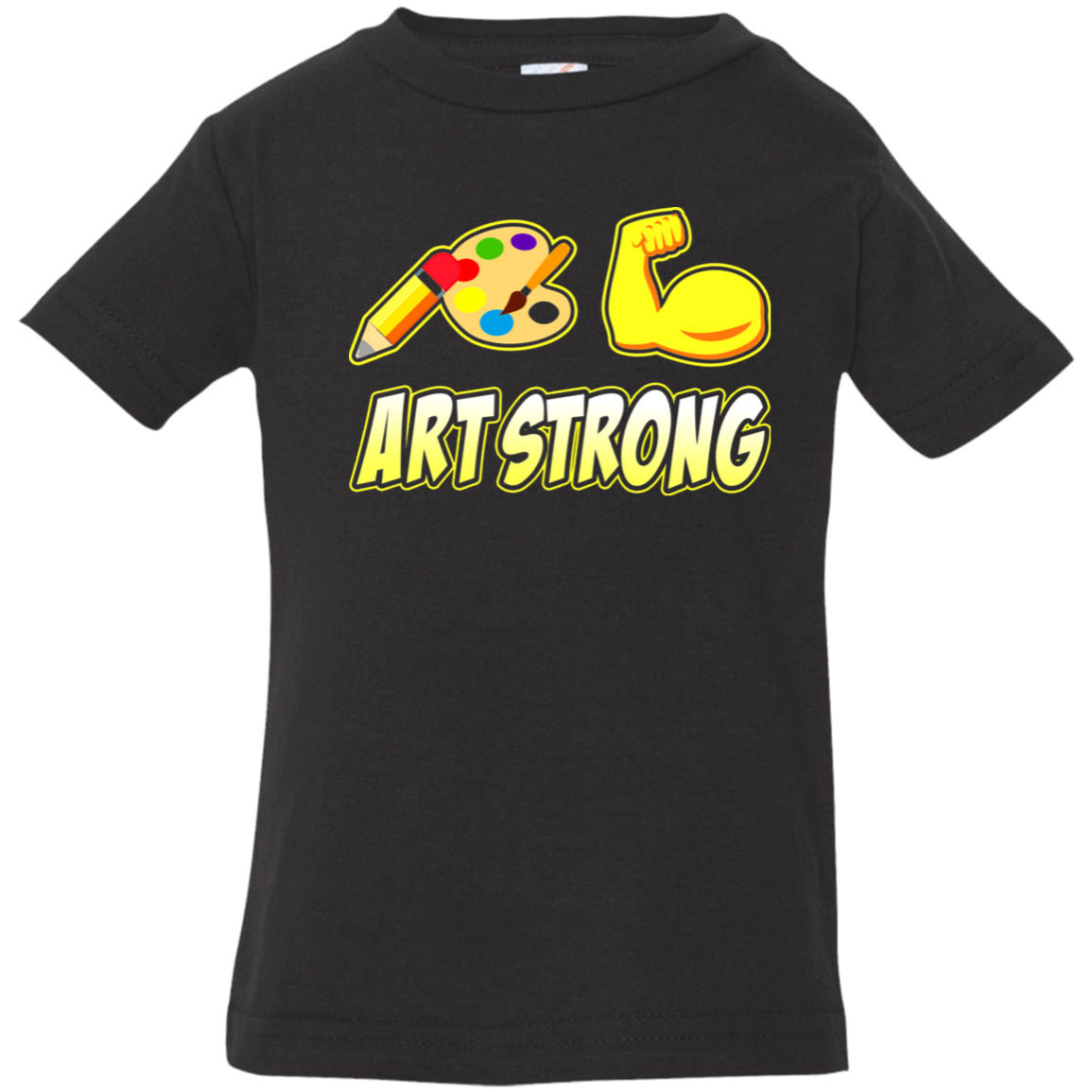 ArtichokeUSA Custom Design. Art Strong. Infant Jersey T-Shirt