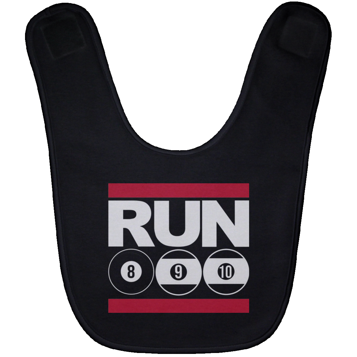The GHOATS Custom Design. #29 run 8 9 10 ball. Baby Bib