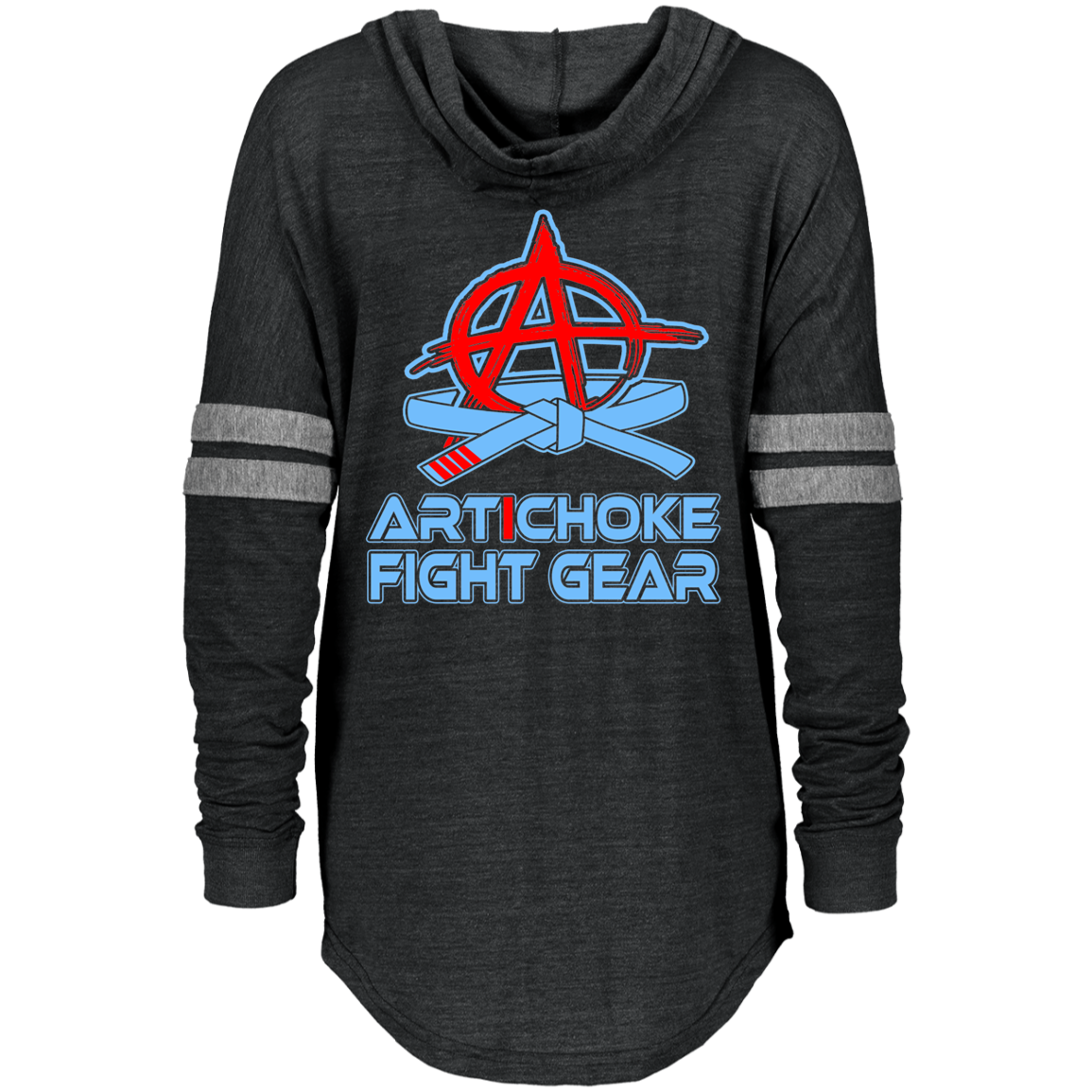 Artichoke Fight Gear Custom Design #4. Eat. Sleep. BJJ/Create Your Own Custom Design Repeat. BJJ. Ladies Low Key Hoodie