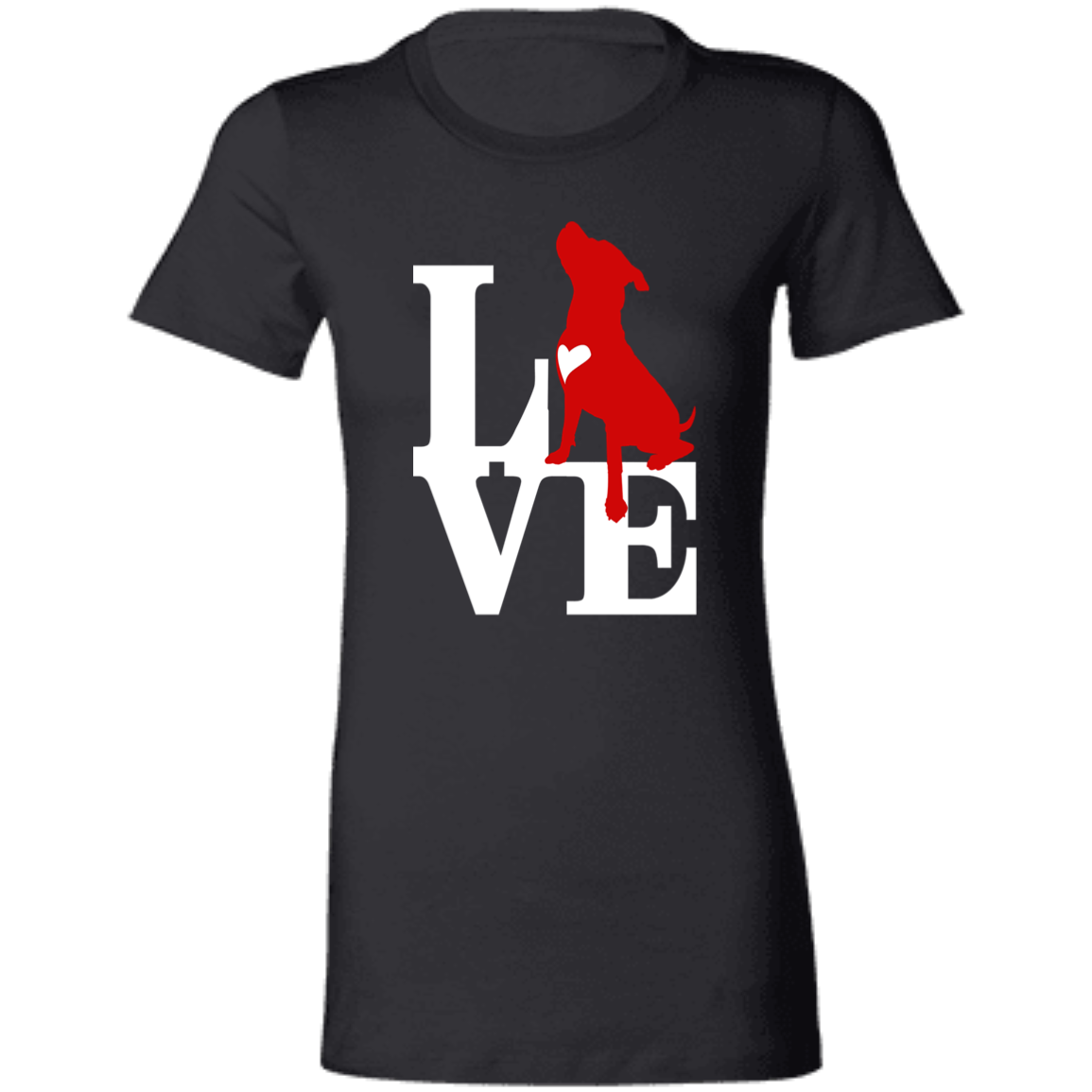 ArtichokeUSA Custom Design. Pitbull Love. Ladies' Favorite T-Shirt