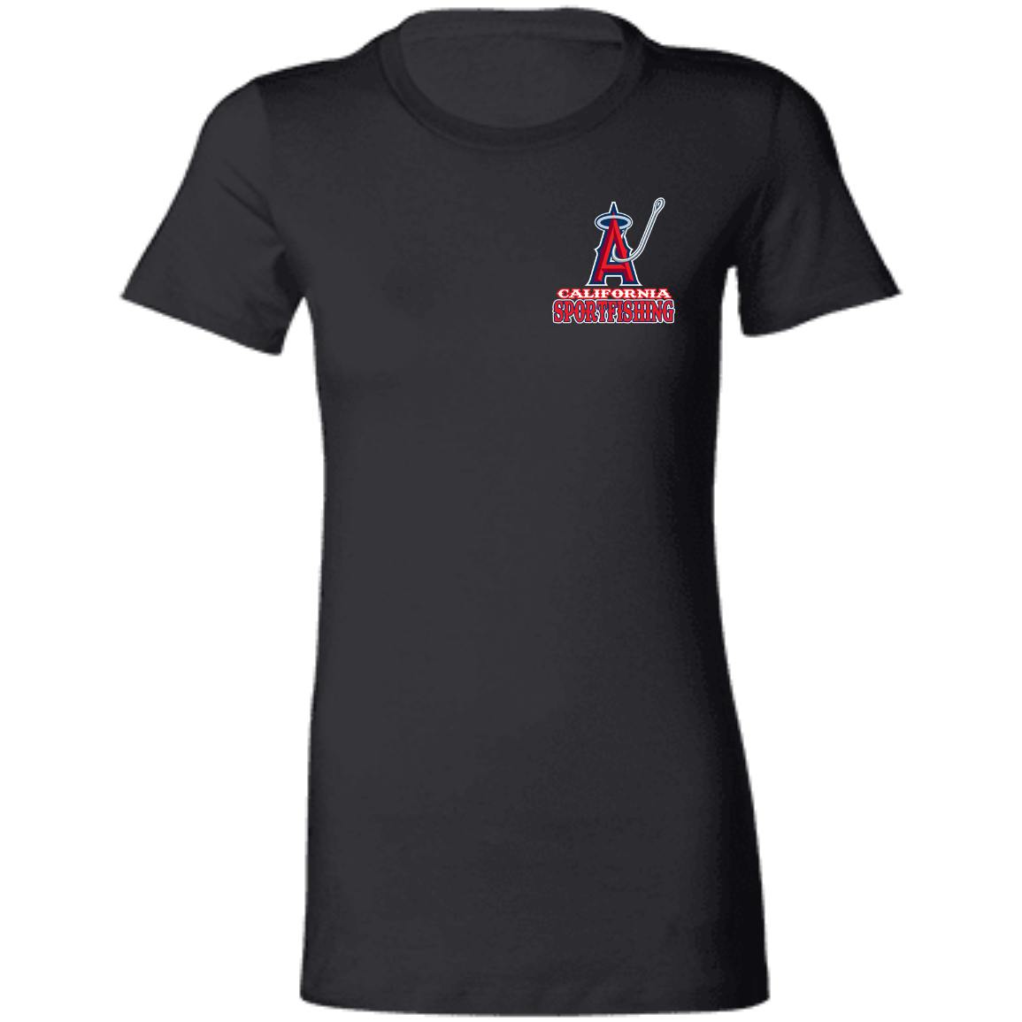 ArtichokeUSA Custom Design. Anglers. Southern California Sports Fishing. Los Angeles Angels Parody. Ladies' Favorite T-Shirt