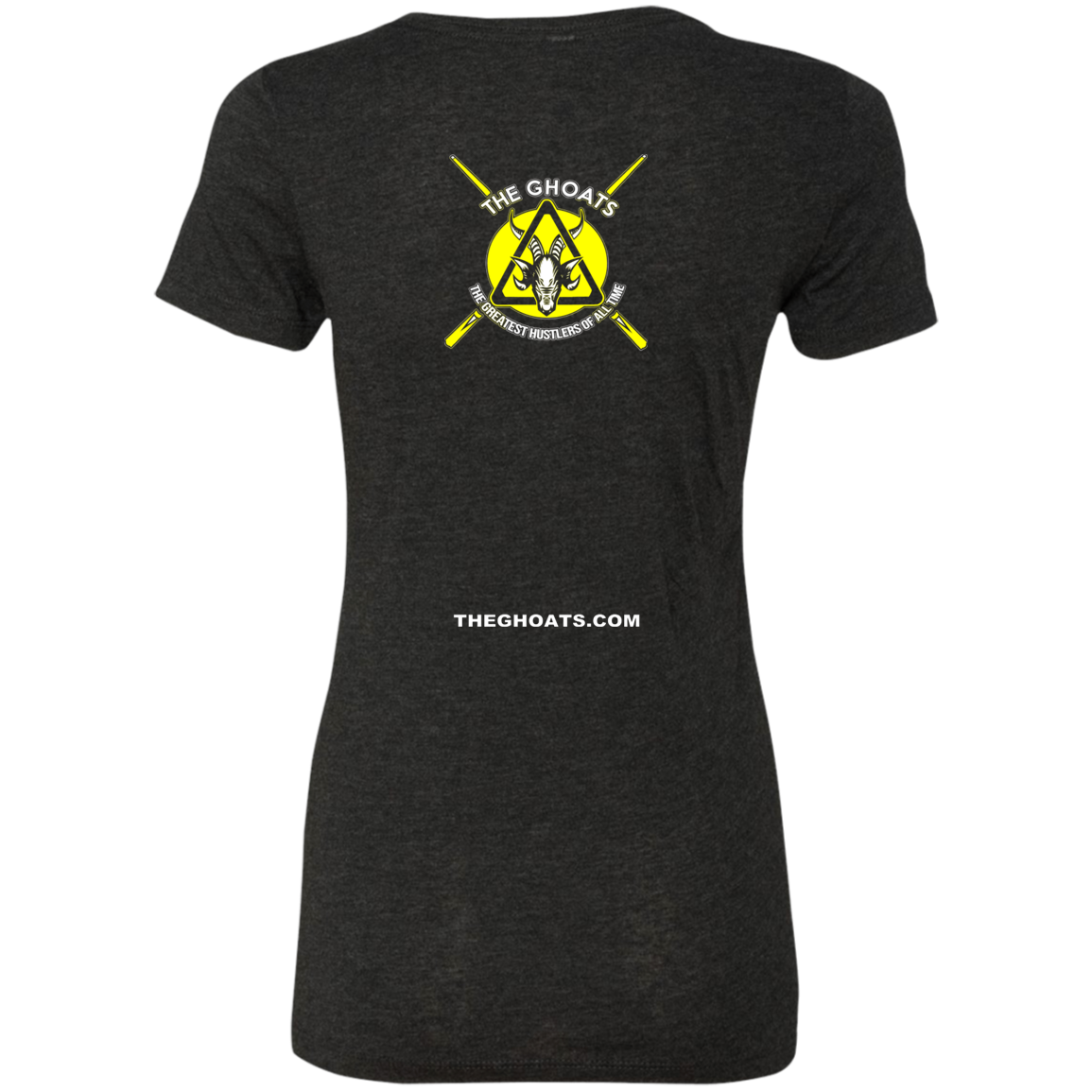 The GHOATS Custom Design #1. Active Shooter. Ladies' Triblend T-Shirt
