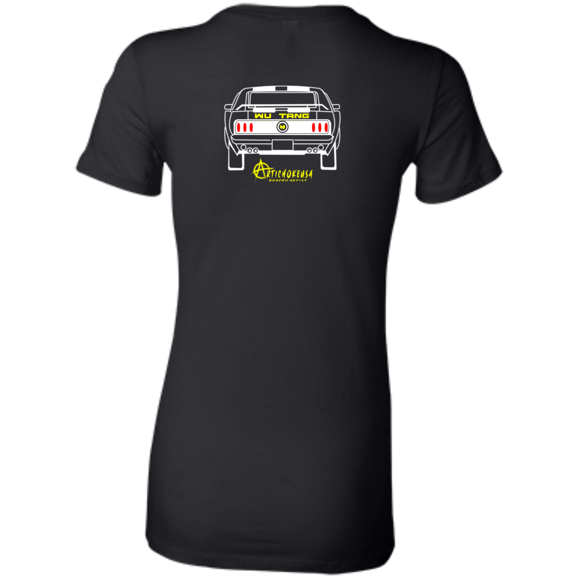 ArtichokeUSA Custom Design. Merican Muscle. Wu-Tang / Mustang Parody. Ladies' Favorite T-Shirt