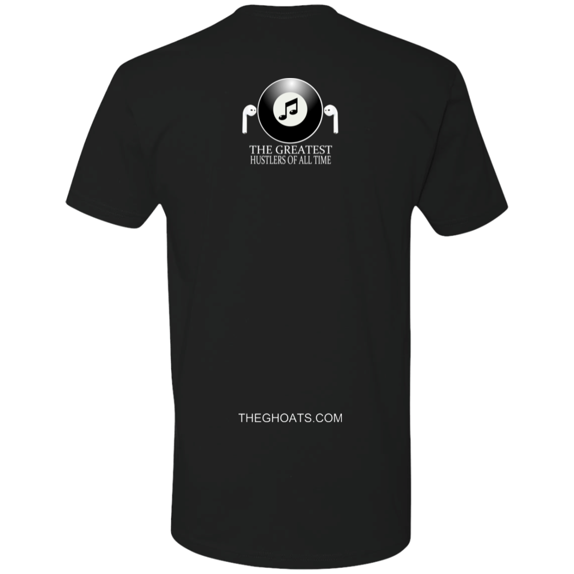 The GHOATS Custom Design. #19 Pool & Music. Premium Short Sleeve T-Shirt