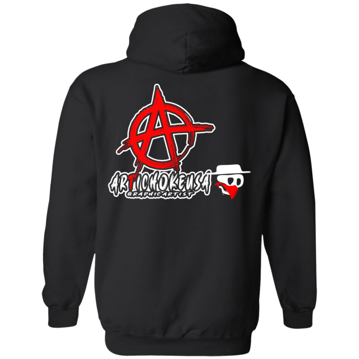 ArtichokeUSA Custom Design. Social Distancing. Social Distortion Parody. Basic Pullover Hoodie