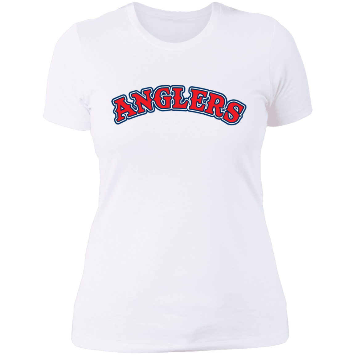 ArtichokeUSA Custom Design. Anglers. Southern California Sports Fishing. Los Angeles Angels Parody. Ladies' Boyfriend T-Shirt