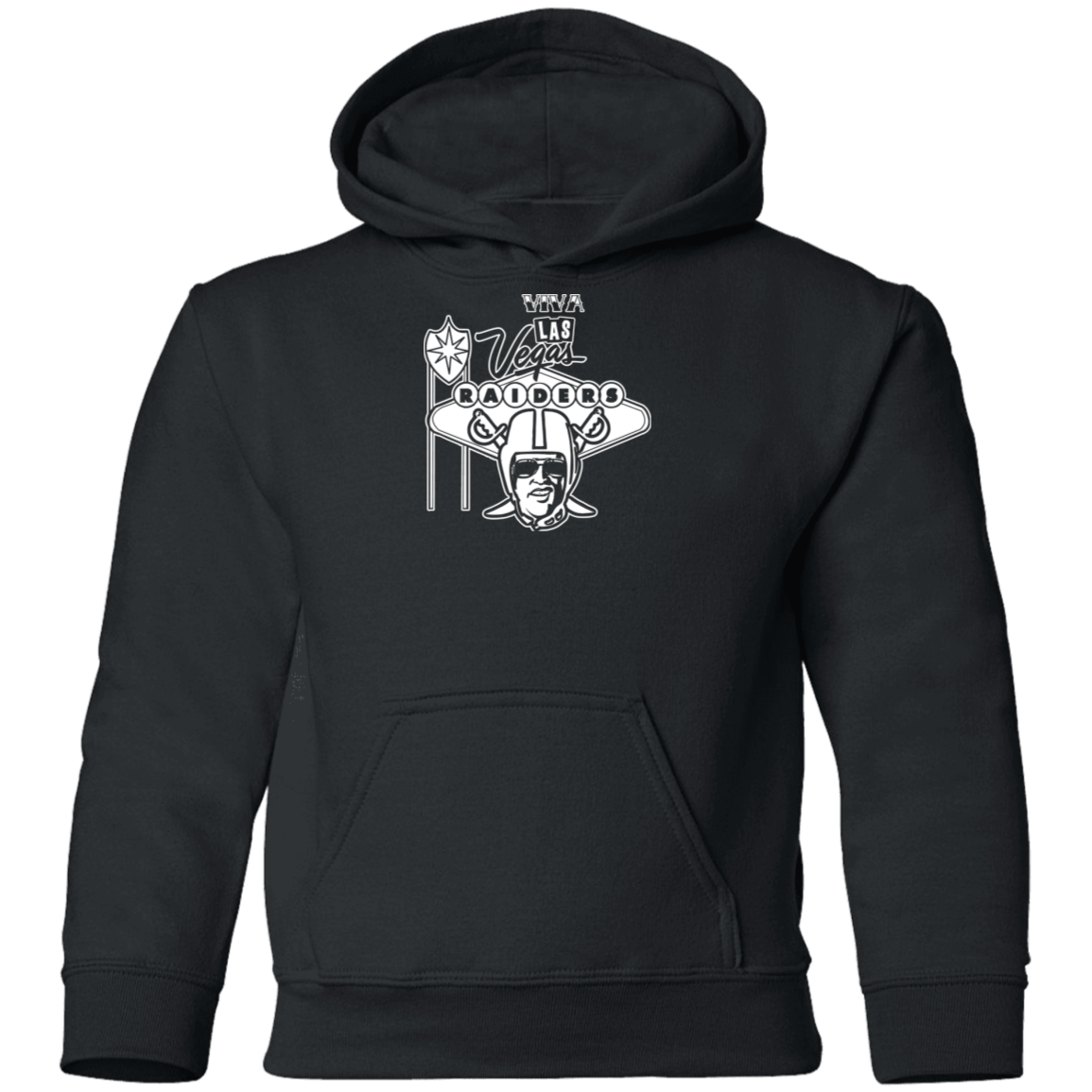 ArtichokeUSA Custom Design. Las Vegas Raiders. Las Vegas / Elvis Presley Parody Fan Art. Let's Create Your Own Team Design Today. Youth Pullover Hoodie