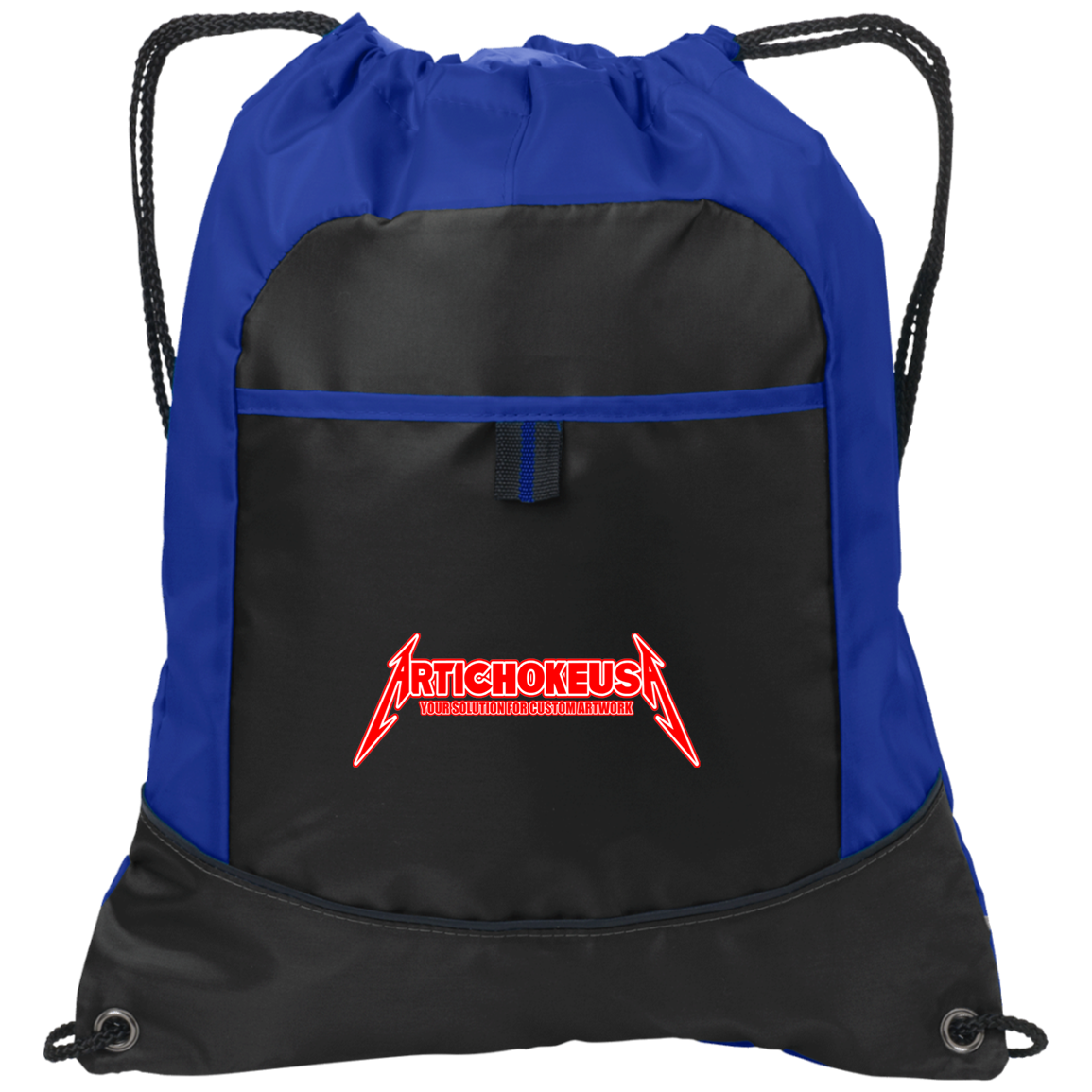 ArtichokeUSA Custom Design. Metallica Style Logo. Let's Make One For Your Project. Pocket Cinch Pack