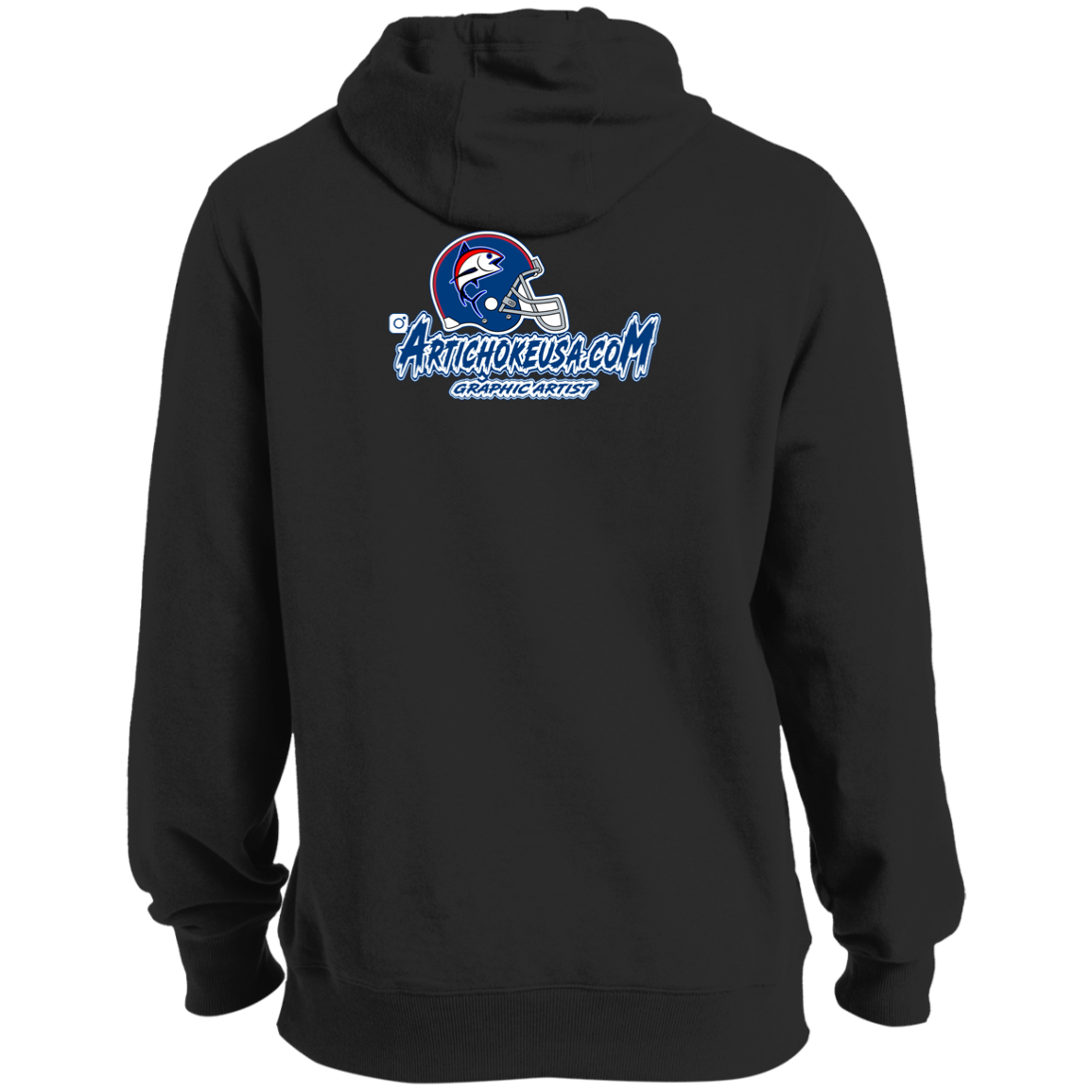 ArtichokeUSA Custom Design. The Big Tuna. Bill Parcell Tribute. NY Giants Fan Art. Ultra Soft Pullover Hoodie