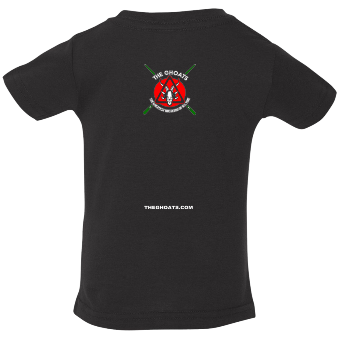 The GHOATS Custom Design #21. No Mames Billar. (Spanish Translation: You've got to be kidding. Pool). Infant Jersey T-Shirt