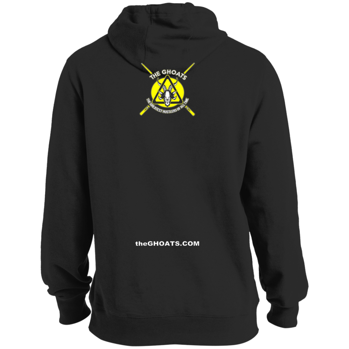 The GHOATS Custom Design #7. Rack Break Run Repeat. Ying Yang. Tall Pullover Hoodie