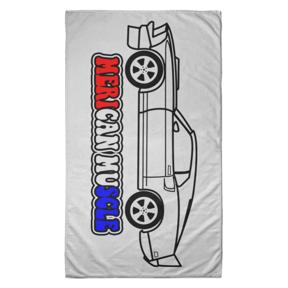 ArtichokeUSA Custom Design. Merican Muscle. Wu-Tang / Mustang Parody. Towel - 35x60