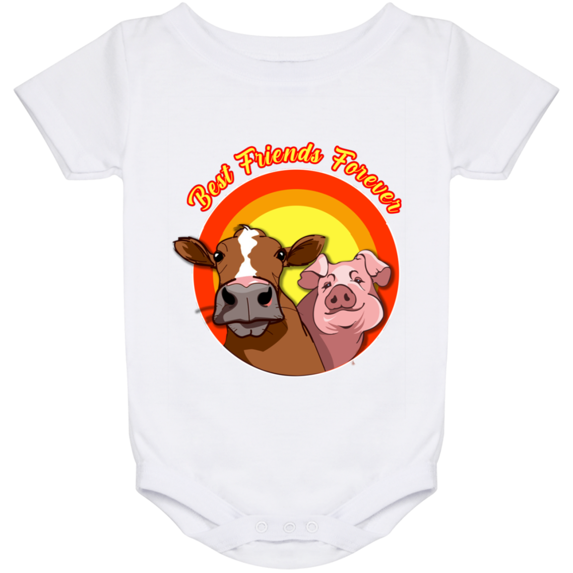 ArtichokeUSA Custom Design. Best Friends Forever. Bacon Cheese Burger. Baby Onesie 24 Month