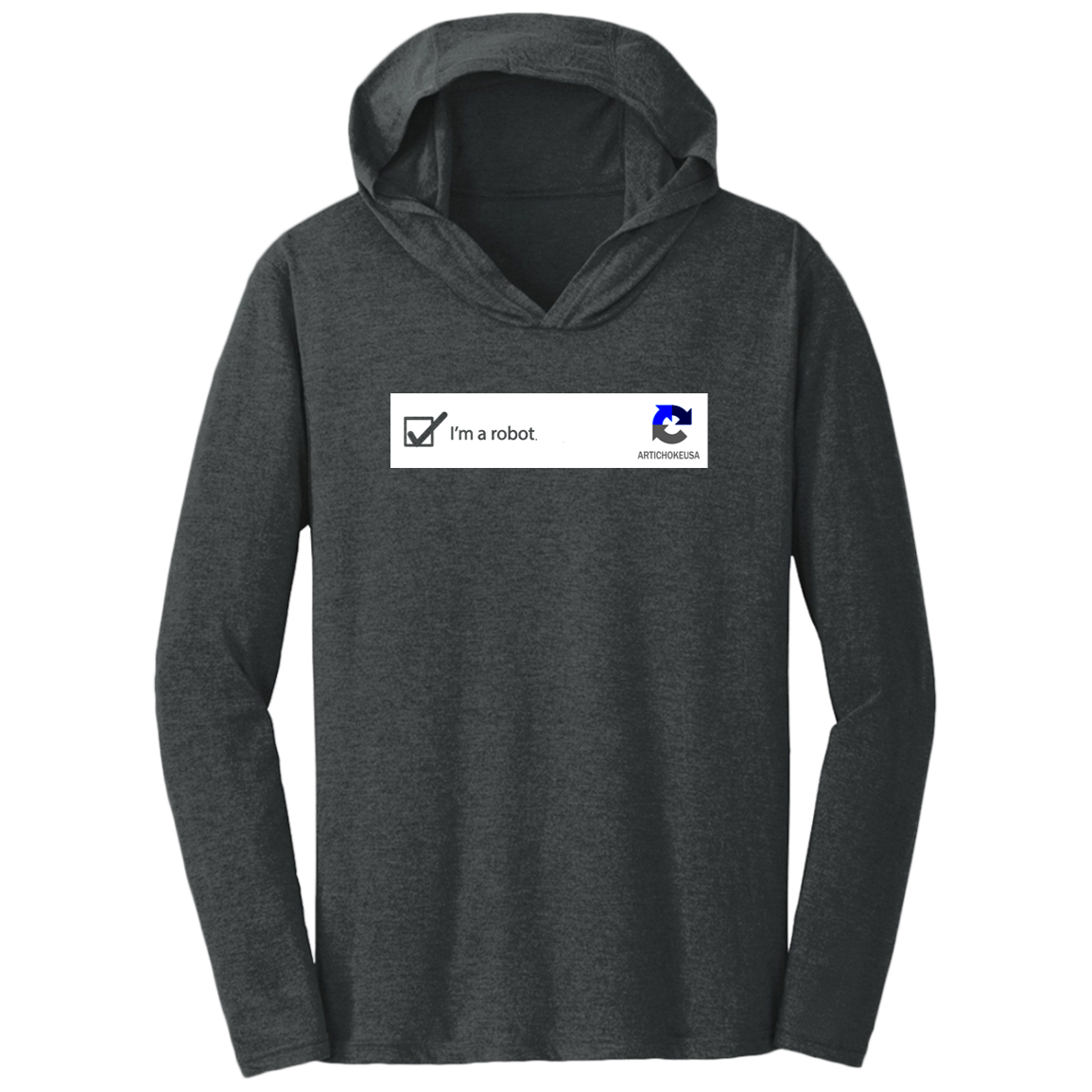 ArtichokeUSA Custom Design. I am a robot. Men's Triblend T-Shirt Hoodie