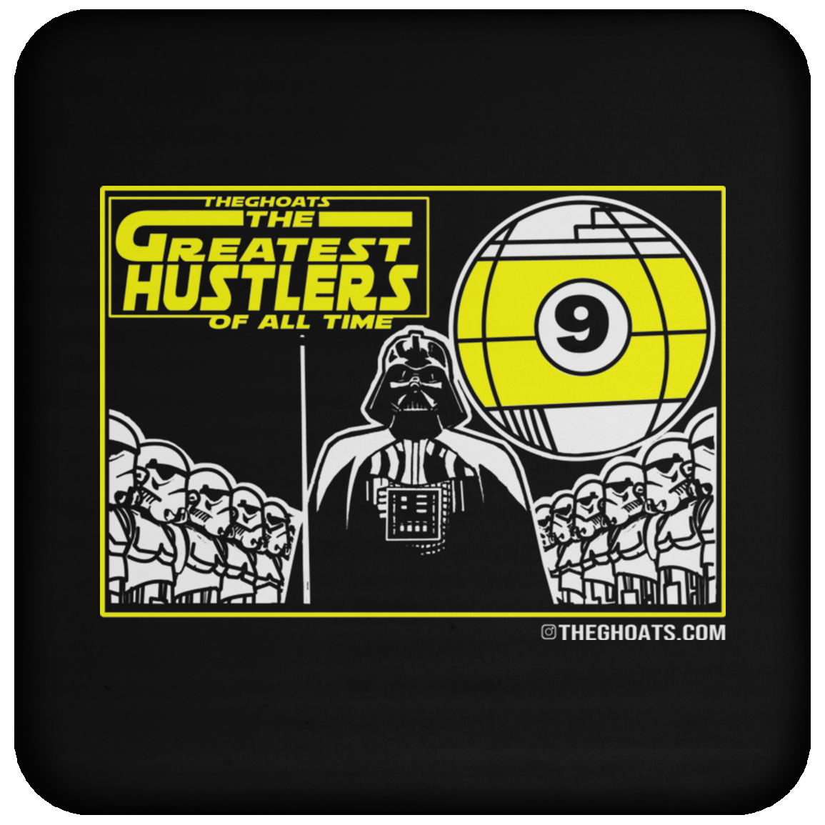 The GHOATS Custom Design. # 39 The Dark Side of Hustling. Coaster