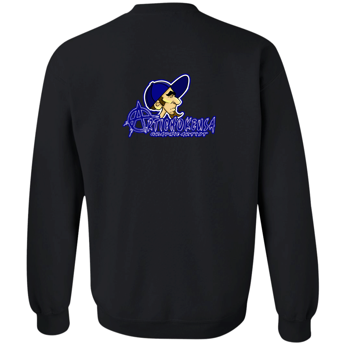 ZZ#20 ArtichokeUSA Characters and Fonts. "Clem" Let’s Create Your Own Design Today. Crewneck Pullover Sweatshirt
