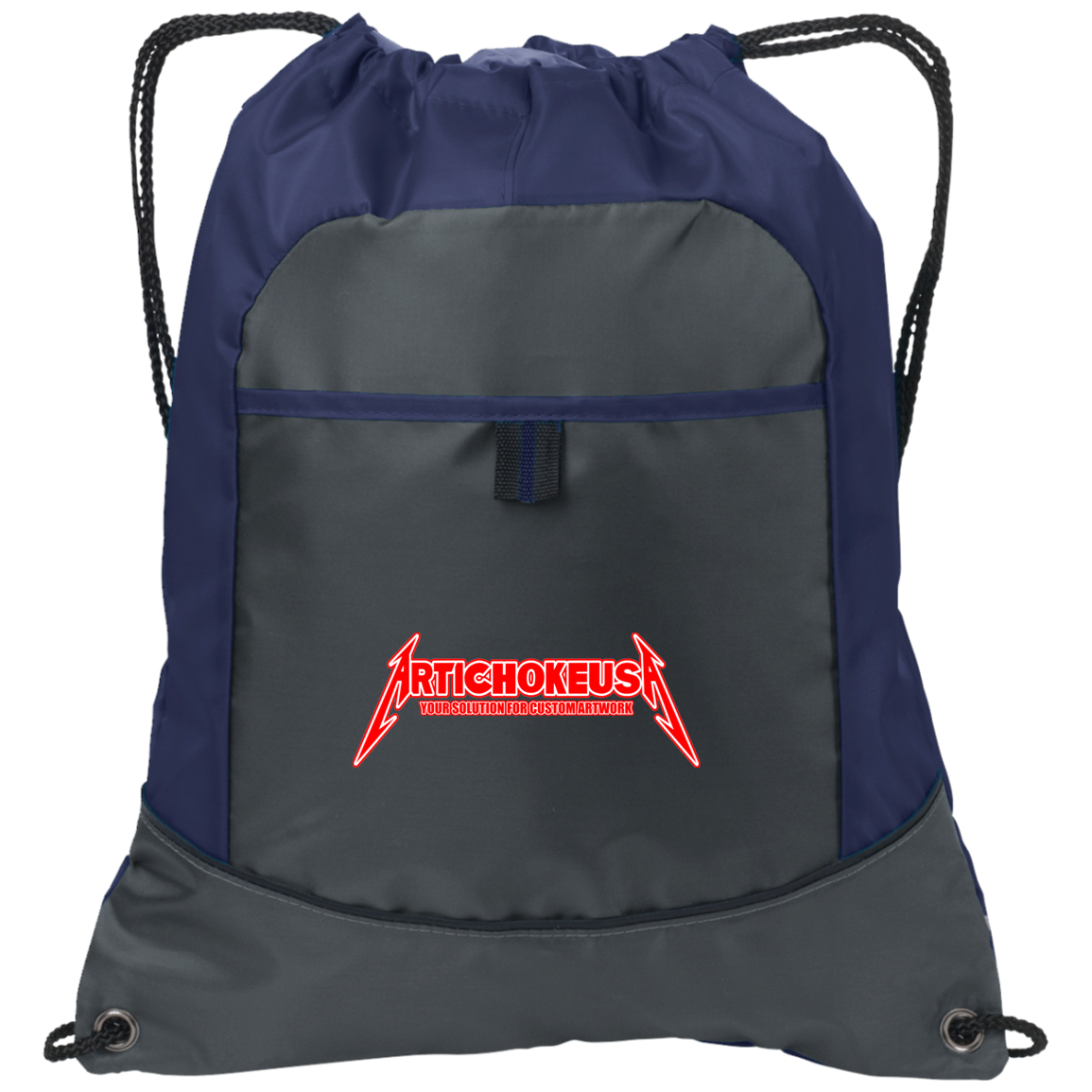 ArtichokeUSA Custom Design. Metallica Style Logo. Let's Make One For Your Project. Pocket Cinch Pack