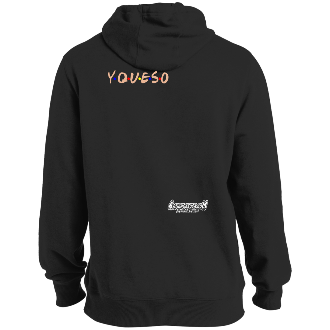 ArtichokeUSA Custom Design. FRIJOLE (CON QUESO). Tall Pullover Hoodie
