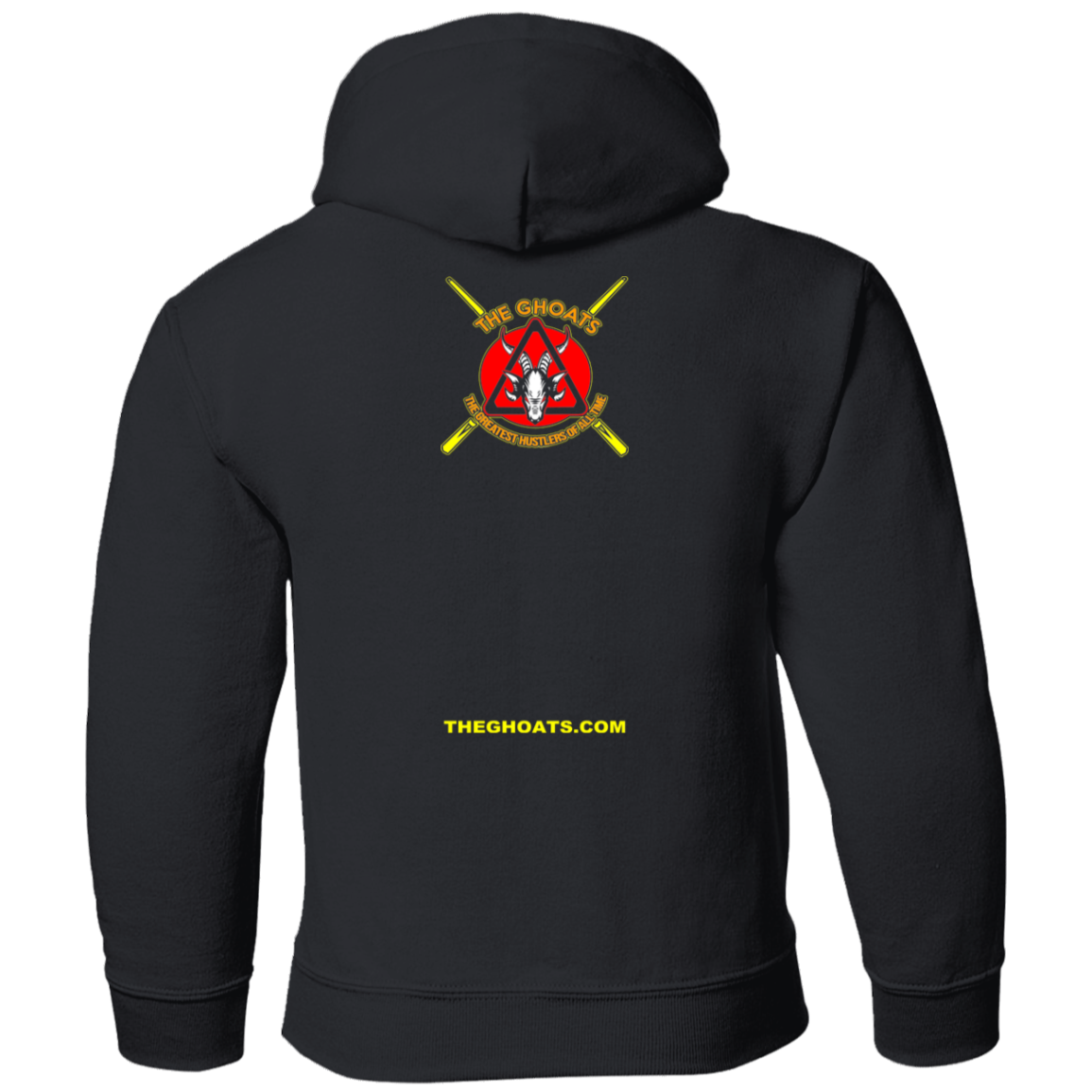 The GHOATS Custom Design #15. Hustler Woman. Youth Pullover Hoodie