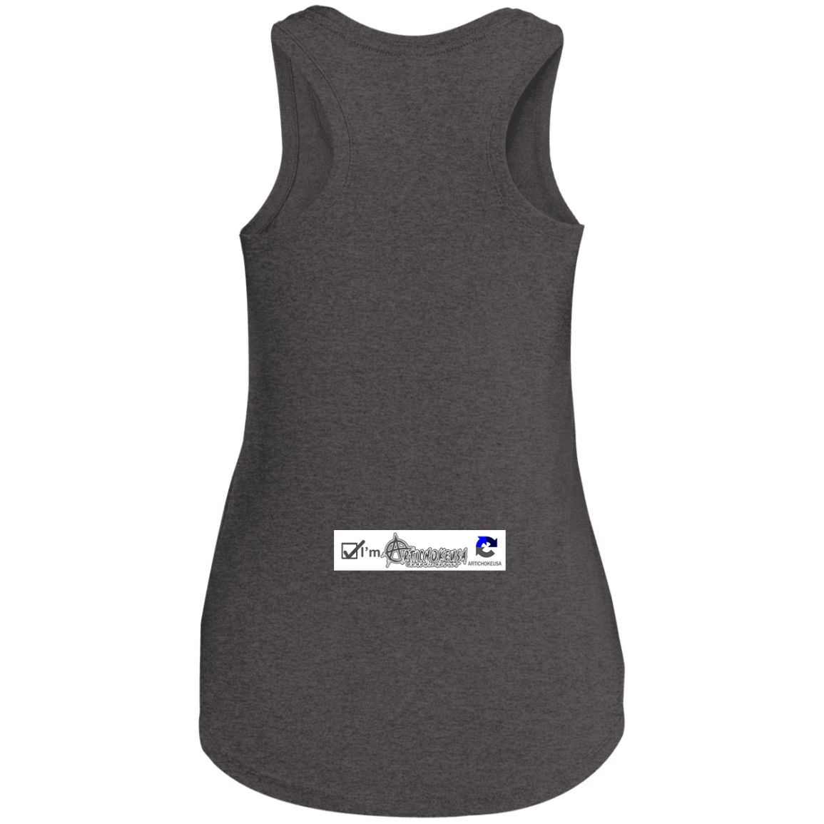 ArtichokeUSA Custom Design. I am a robot. Ladies' Perfect Tri Racerback Tank