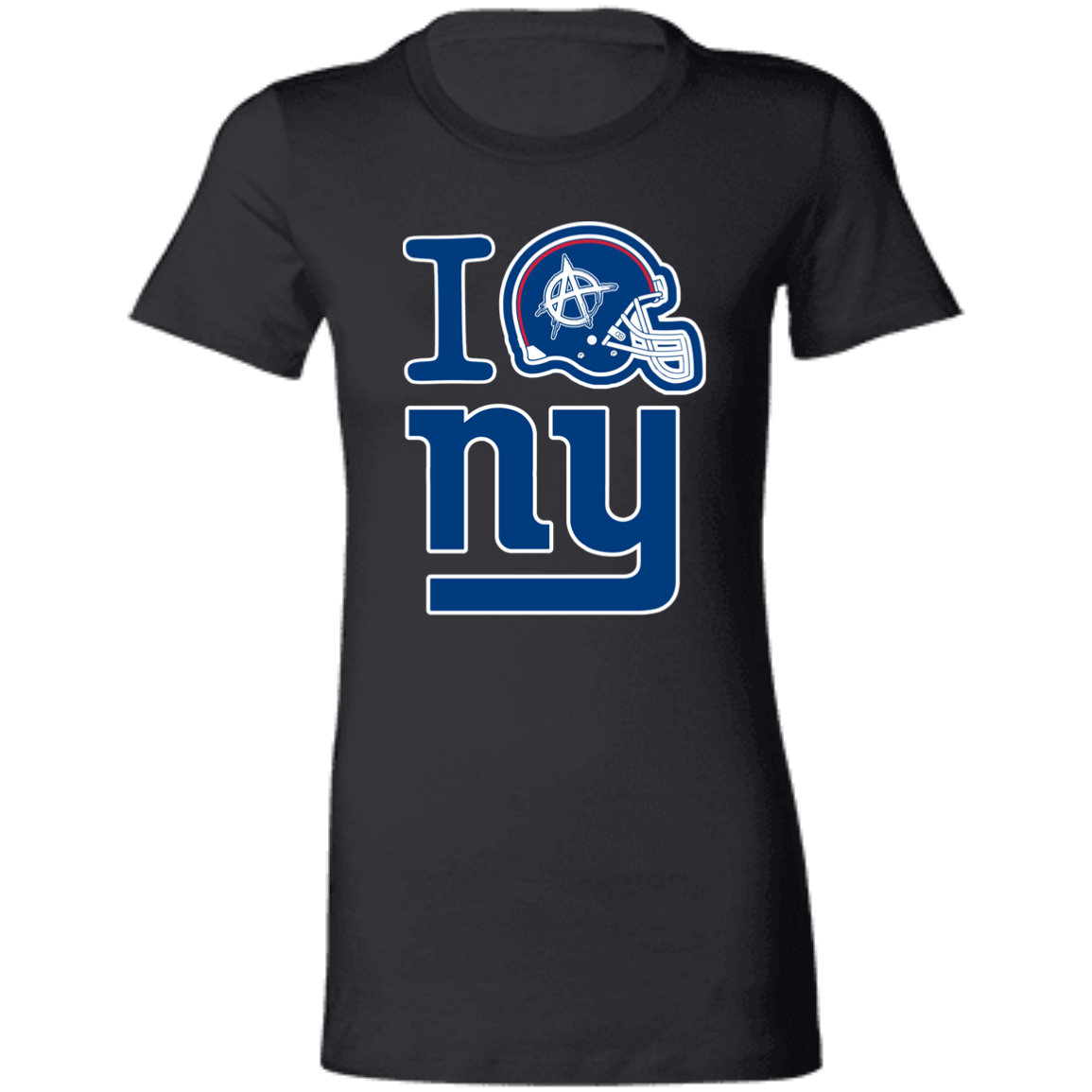 ArtichokeUSA Custom Design. I Helmet NY. Fan Art. Ladies' Favorite T-Shirt