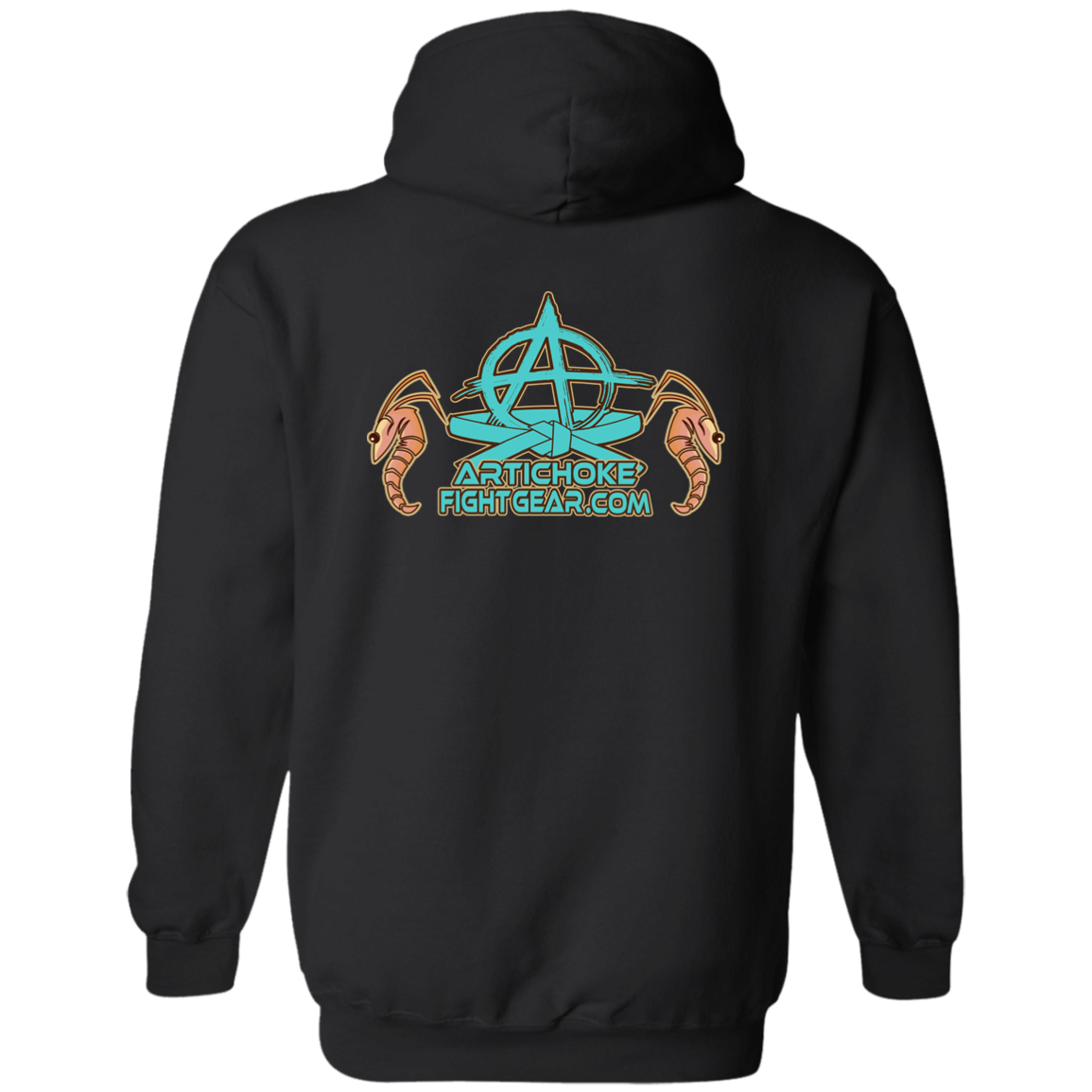 Artichoke Fight Gear Custom Design #18. Shrimpin ain't Easy. 50/50 Blend Pullover Hoodie