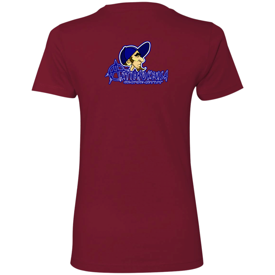ZZ#20 ArtichokeUSA Characters and Fonts. "Clem" Let’s Create Your Own Design Today. Ladies' Boyfriend T-Shirt