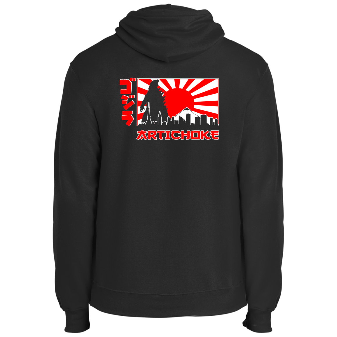 ArtichokeUSA Custom Design. Fan Art Mechagodzilla/Godzilla. Fleece Pullover Hoodie