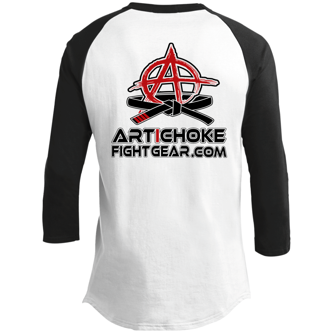 Artichoke Fight Gear Custom Design #5. Brutality! 3/4 Raglan Sleeve Shirt
