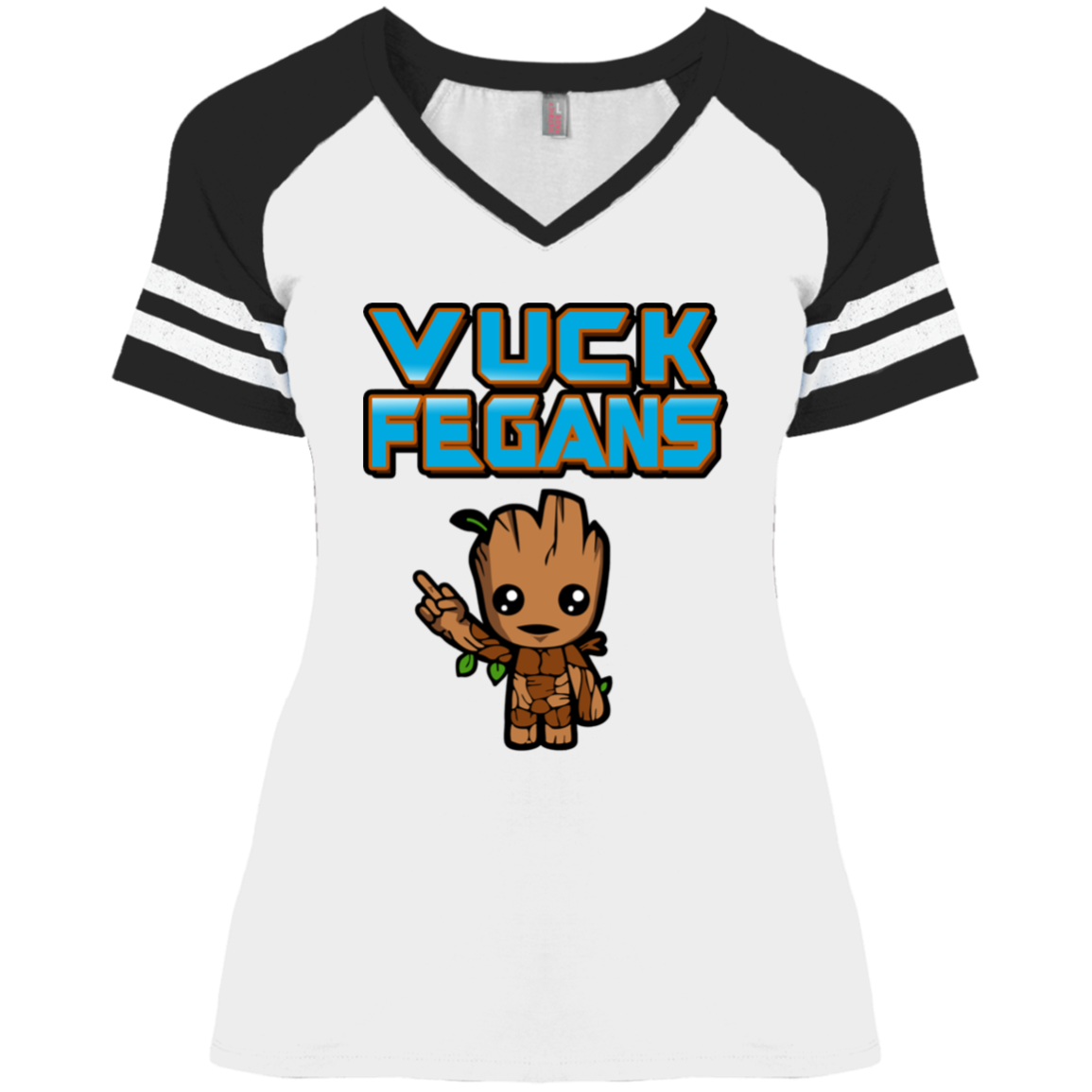 ArtichokeUSA Custom Design. Vuck Fegans. 85% Go Back Anyway. Groot Fan Art. Ladies' Game V-Neck T-Shirt
