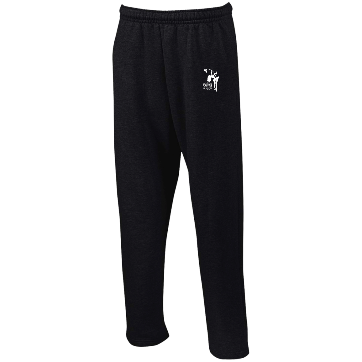 OPG Custom Design #10. Flag Pole. Open Bottom Sweatpants with Pockets