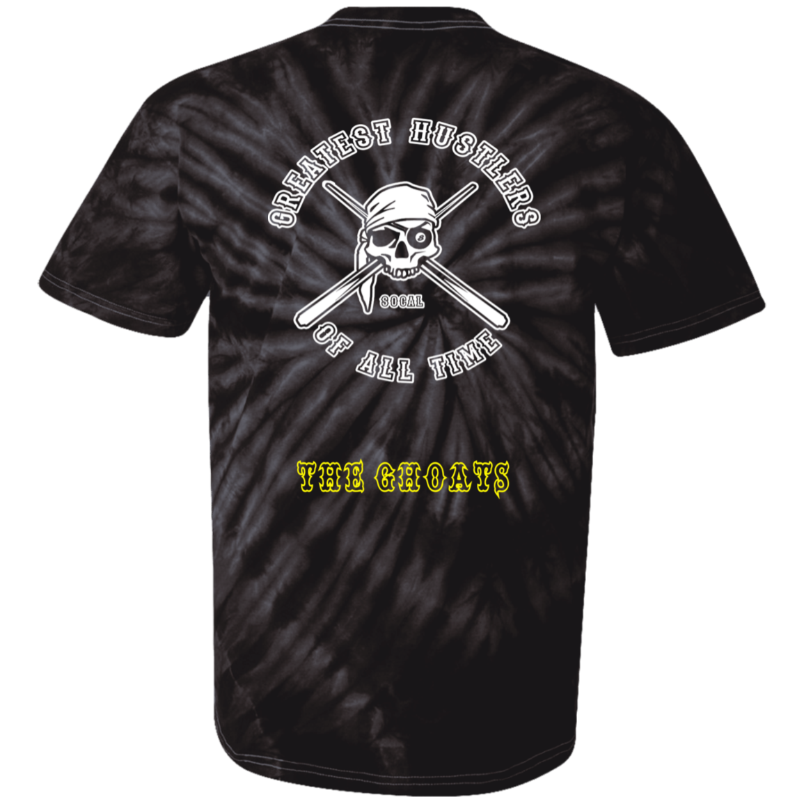 The GHOATS Custom Design. #4 Motorcycle Club Style. Ver 1/2. Youth Tie Dye T-Shirt