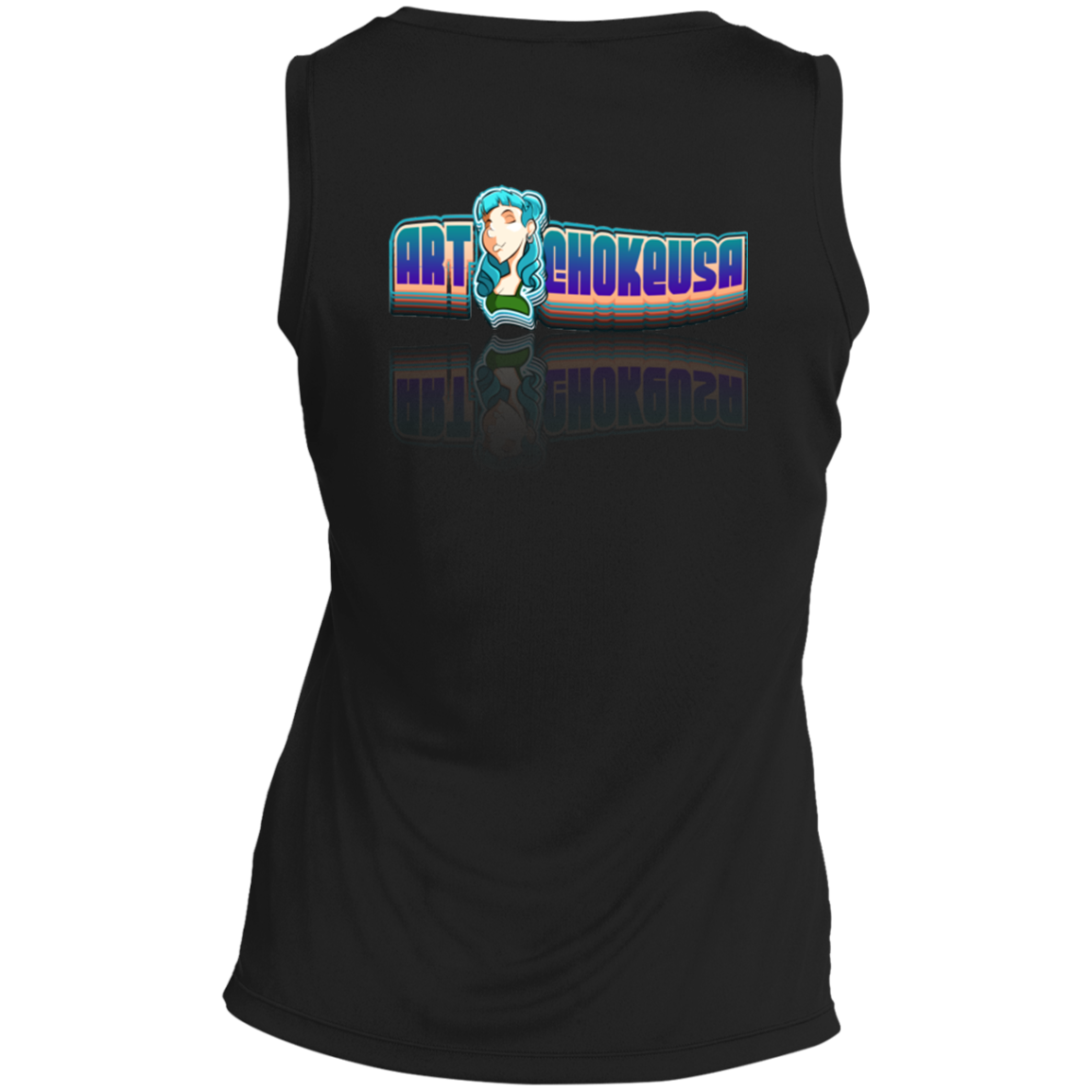 ArtichokeUSA Characters and Fonts. "Shelly" Let’s Create Your Own Design Today. Ladies' Sleeveless V-Neck