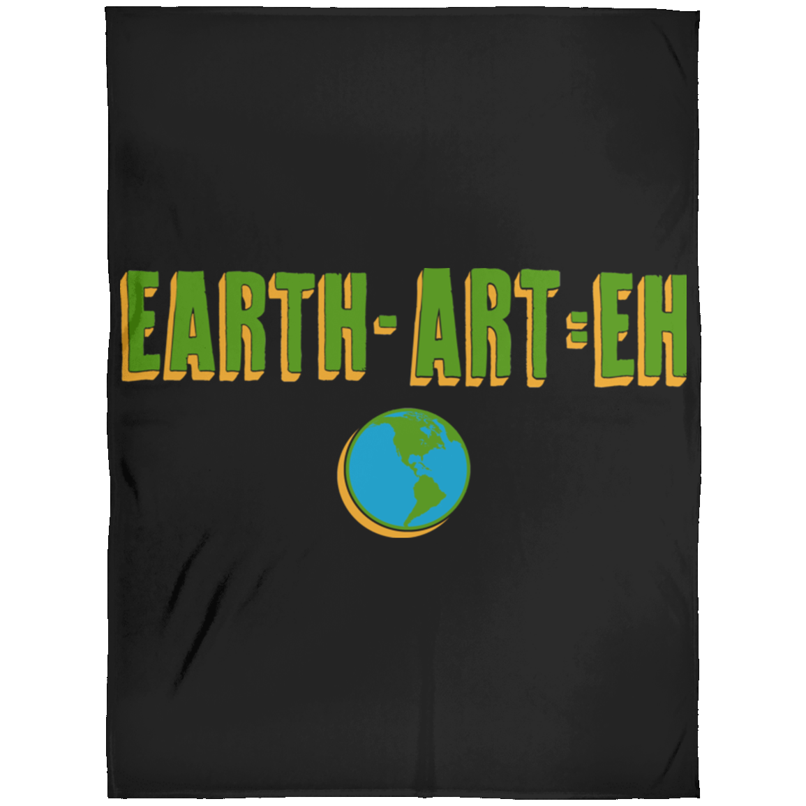 ArtichokeUSA Custom Design. EARTH-ART=EH. Fleece Blanket 60x80
