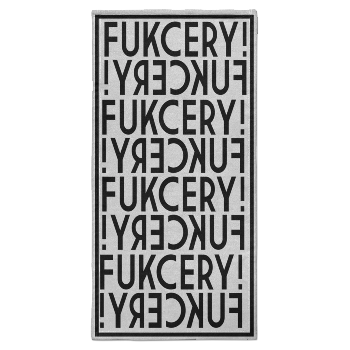 ArtichokeUSA Custom Design. FUKCERY. The New Bullshit. Towel - 15x30