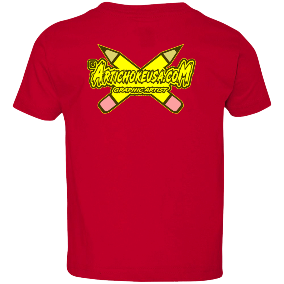 ArtichokeUSA Custom Design. Eat. Draw. Sleep. Repeat. Toddler Jersey T-Shirt