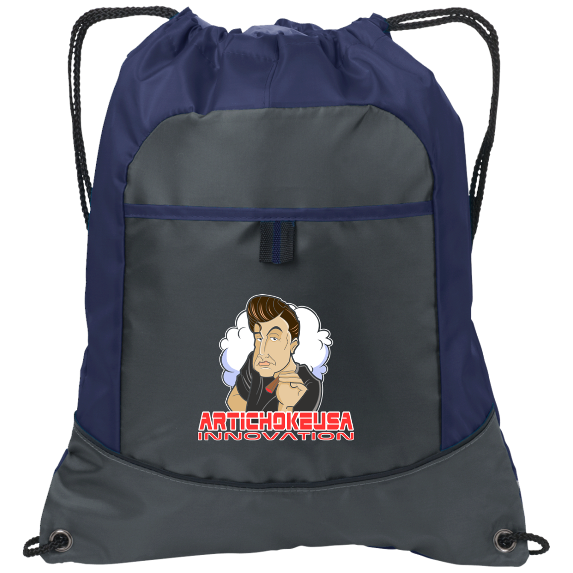 ArtichokeUSA Custom Design. Innovation. Elon Musk Parody Fan Art. Pocket Cinch Pack