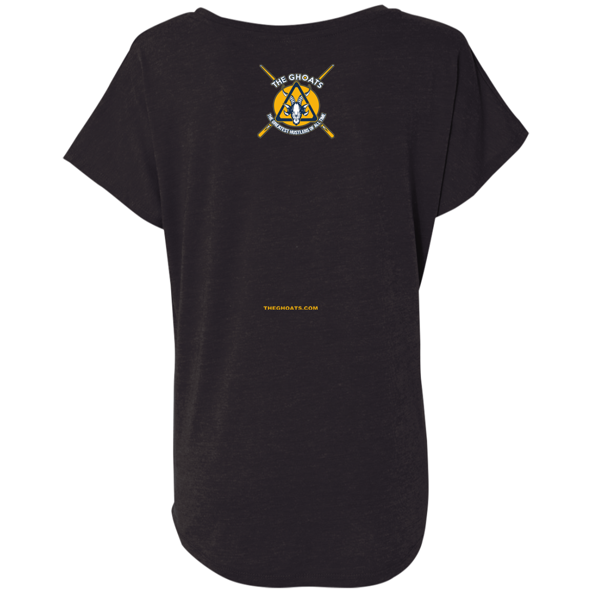 The GHOATS Custom Design. #6 Case by Case Scenario. Ladies' Triblend Dolman Sleeve