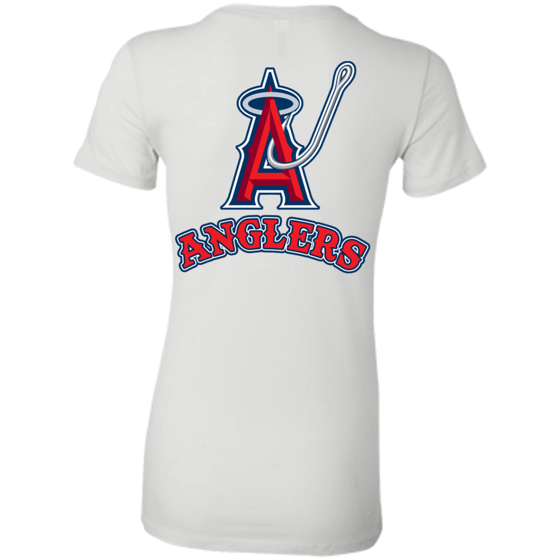 ArtichokeUSA Custom Design. Anglers. Southern California Sports Fishing. Los Angeles Angels Parody. Ladies' Favorite T-Shirt